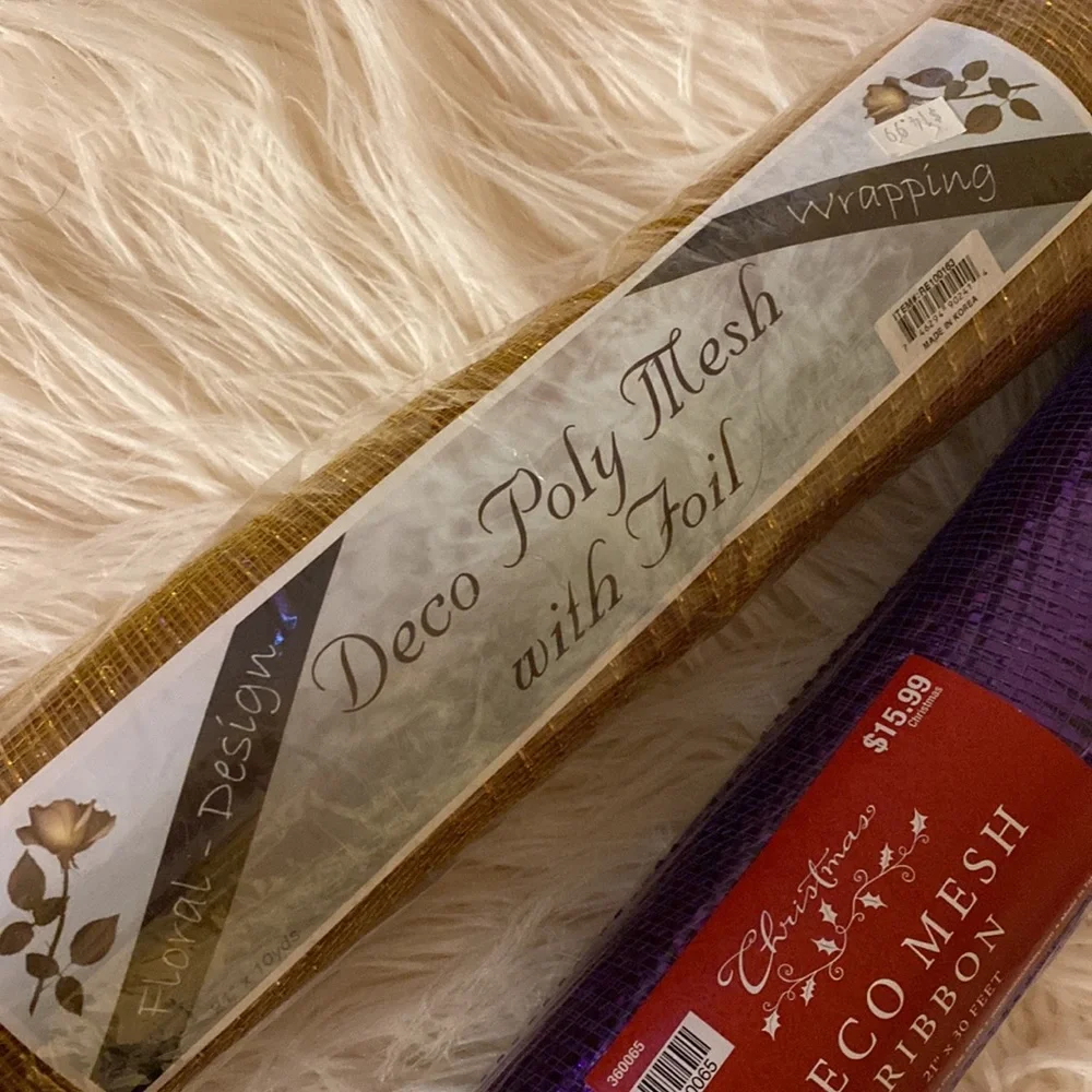 CHRISTMAS DECO MESH Ribbon